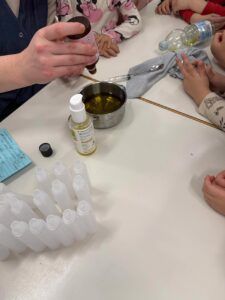 Aktivnost u sklopu projekta Vrtić zdravlja – izrada prirodne kozmetike