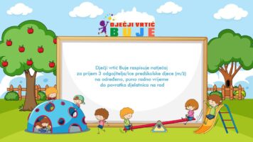 Natječaj za radno mjesto odgojitelja/ice predškolske djece