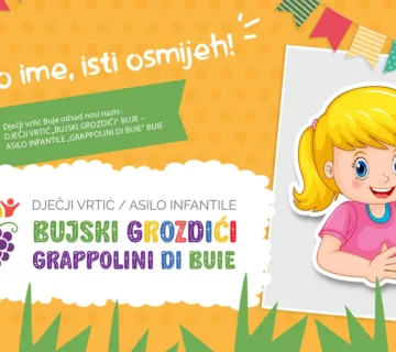 Dječji vrtić Buje odsad nosi naziv „Bujski grozdići“