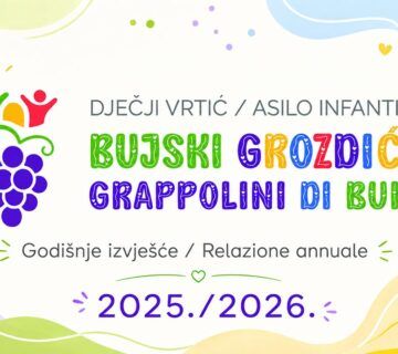 Godišnje izvješće vrtića Bujski grozdići 2025./2026.